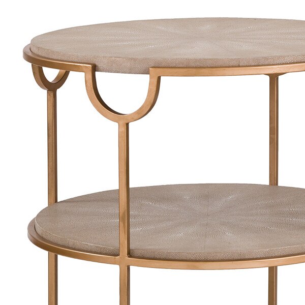 Vogue Shagreen Side Table